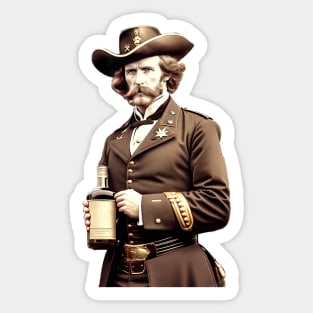 Custer Wine Label Sticker